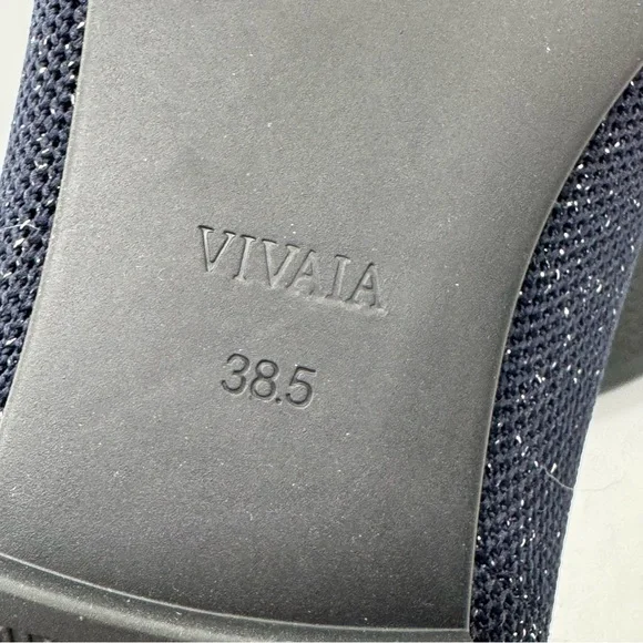 Vivaia Audrey Round-Toe Embroidered Loafer navy metallic koala bear design - Picture 11 of 11